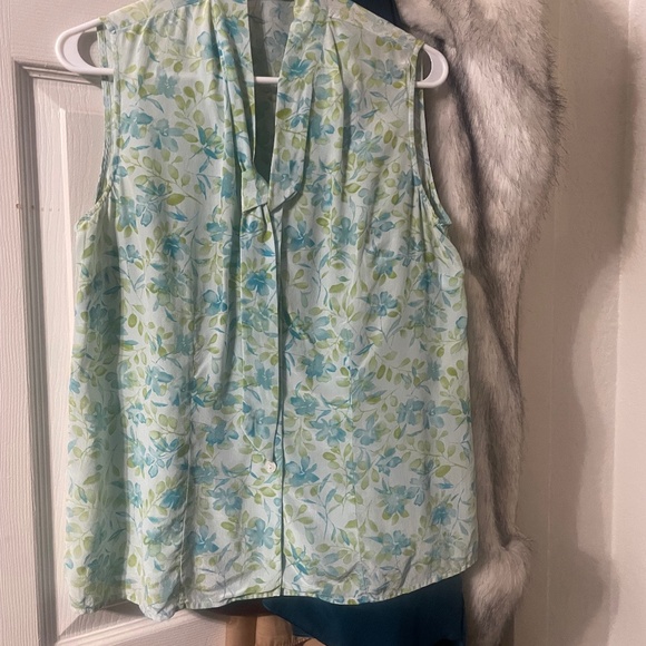 Amanda Smith Pure Silk blouse size medium - Picture 1 of 7